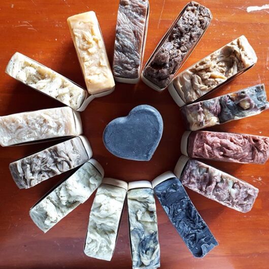 Handmade Soap Activated Charcoal Heart Shape Soap - Coalface